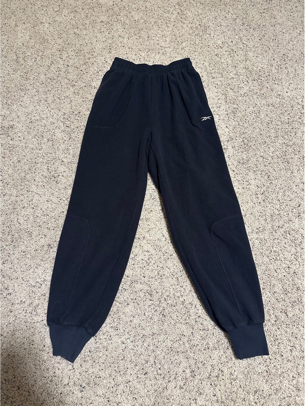 Reebok Black Fleece Jogger Sweatpants Size Small